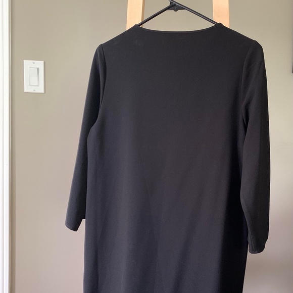 OAT + FORK Black dress w 3/4 sleeves - Picture 7 of 10